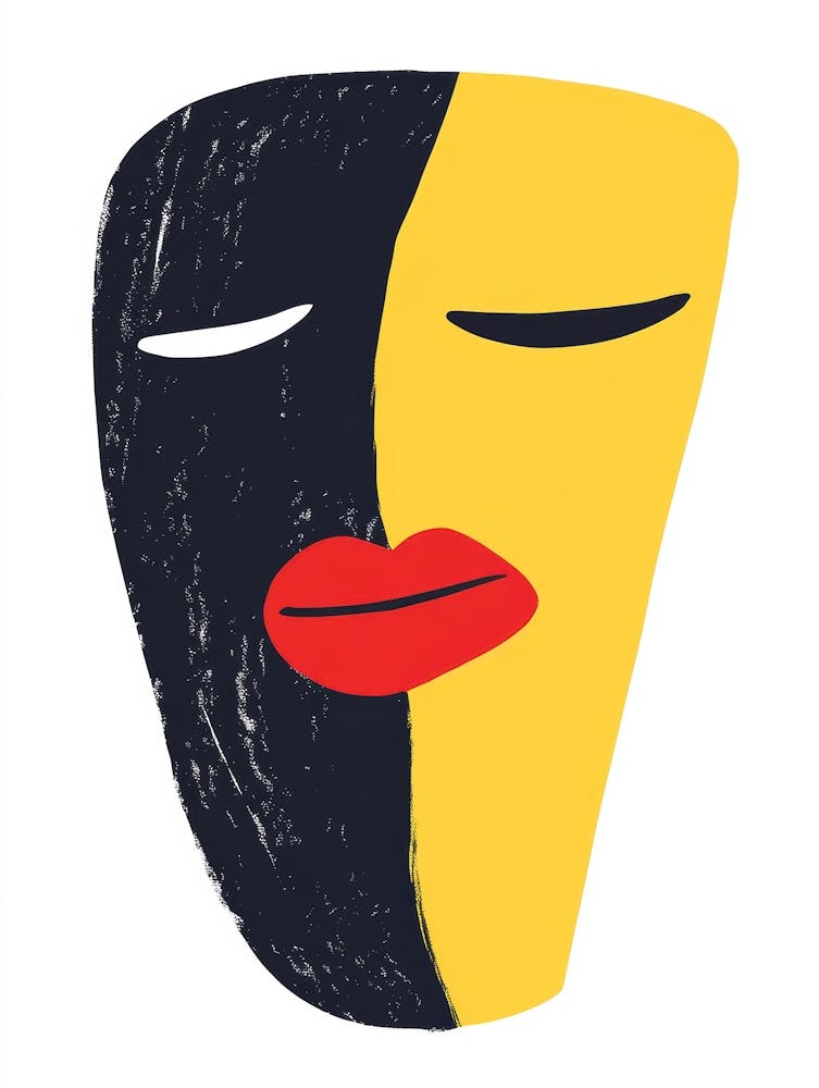 Black And Yellow Face