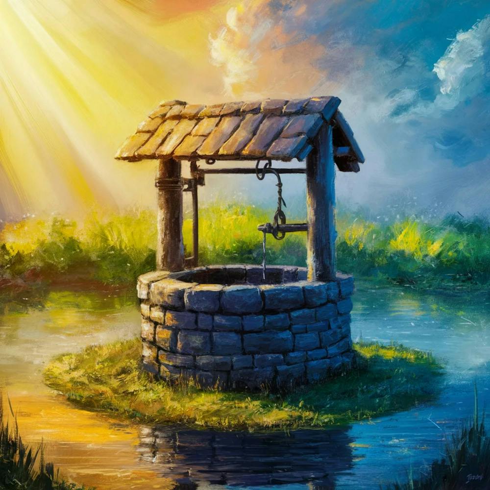 Lush green landscape