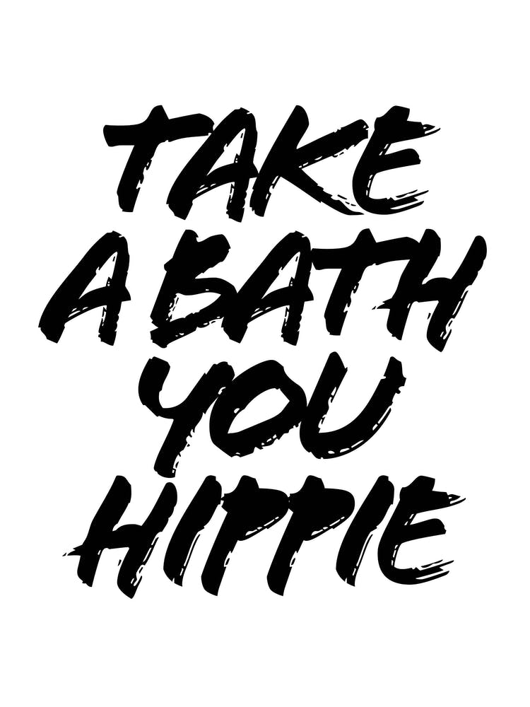 Take A Bath You Hippie Grunge Caps