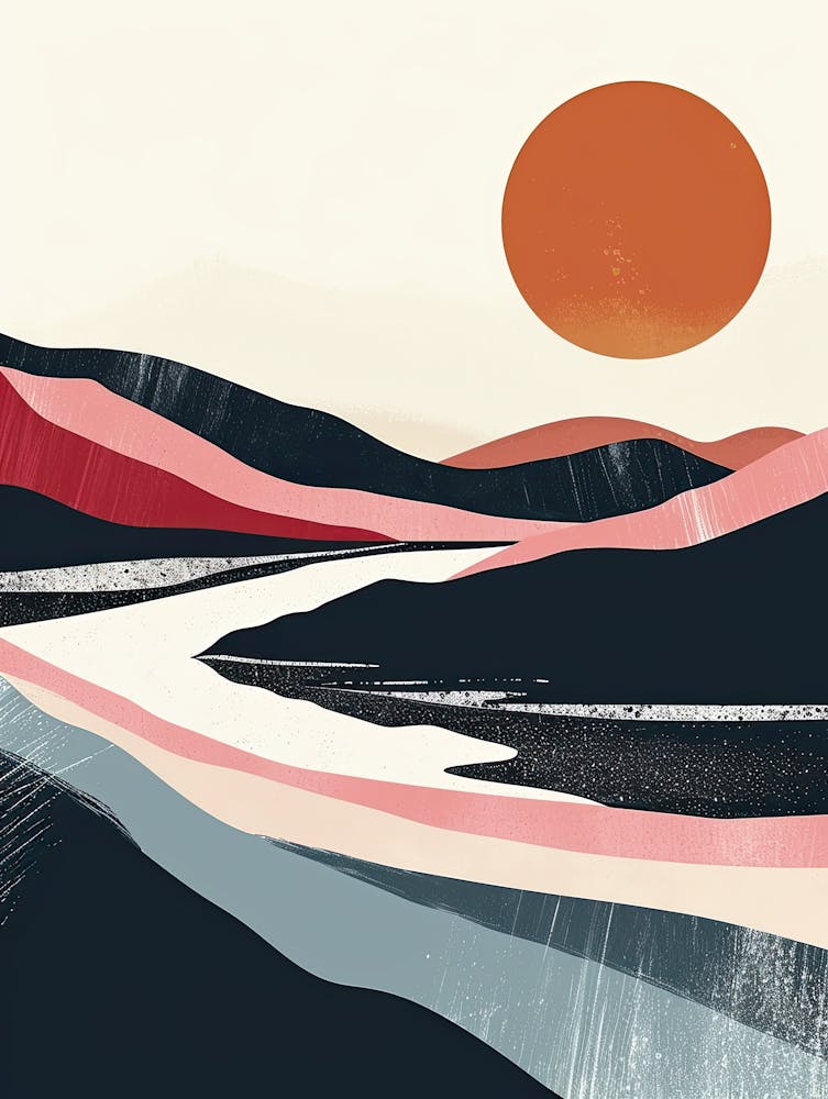 Sunset In The Mountains 2