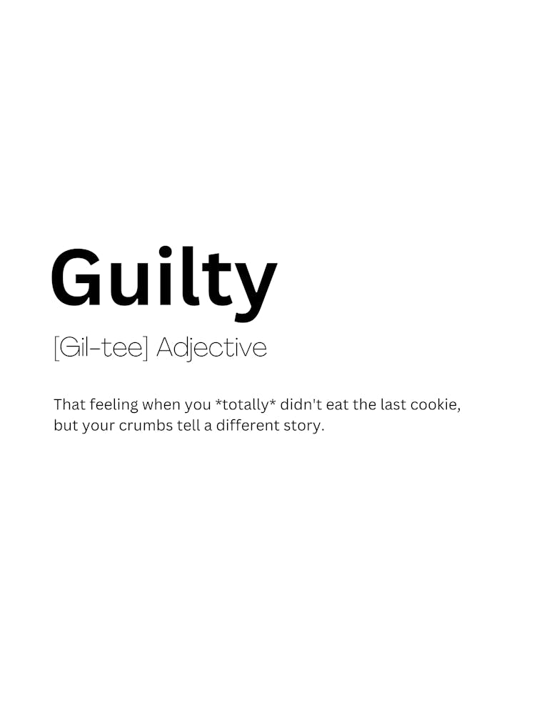 Guilty Definition Meaning