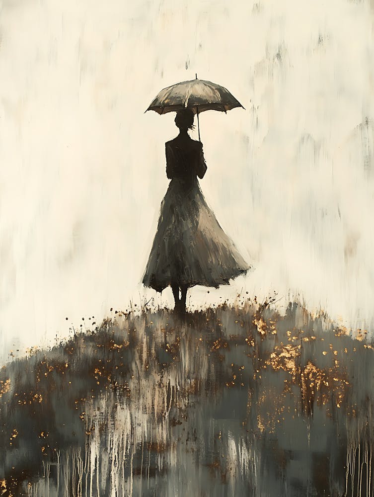 Stunning Girl with an Umbrella