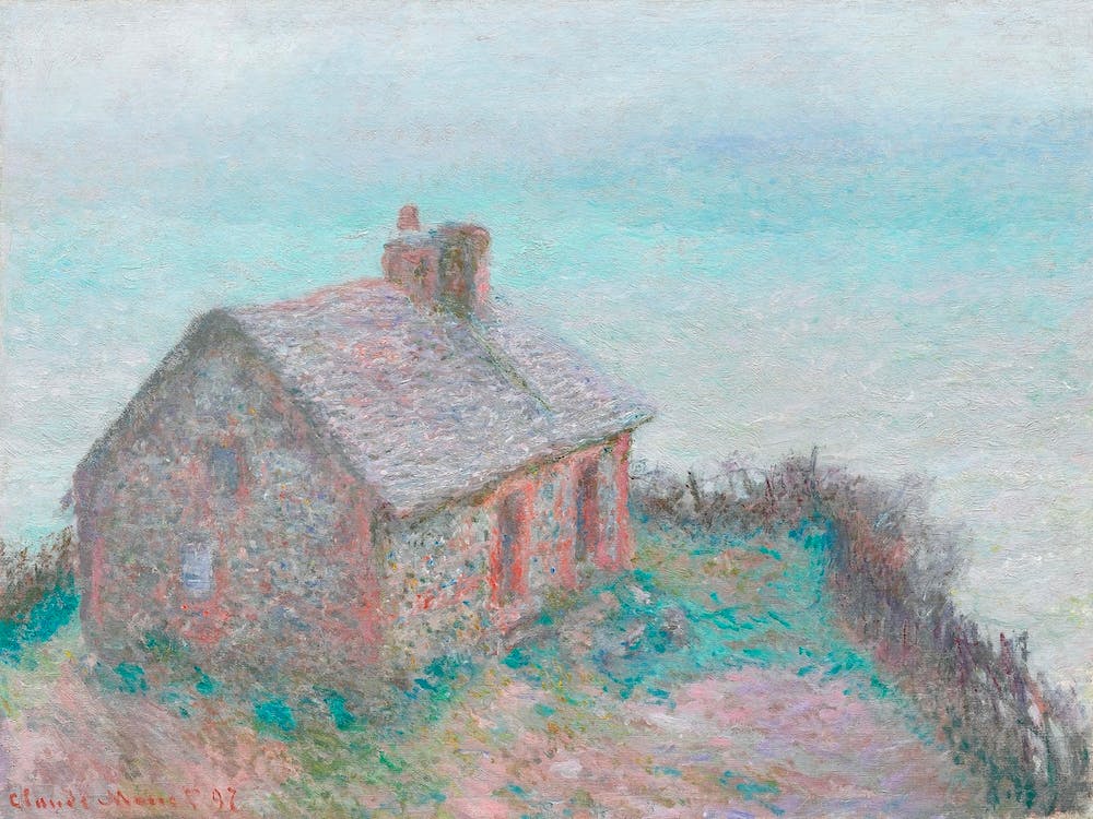 The Customs House At Varengeville (1897), Claude Monet