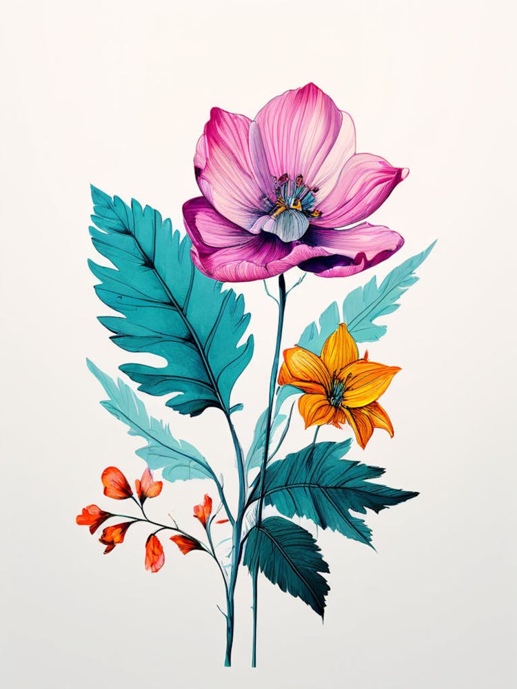 Watercolor Flowers 36