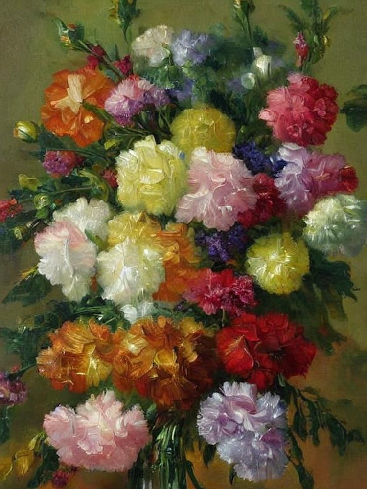 Carnations Painting 4 Flower