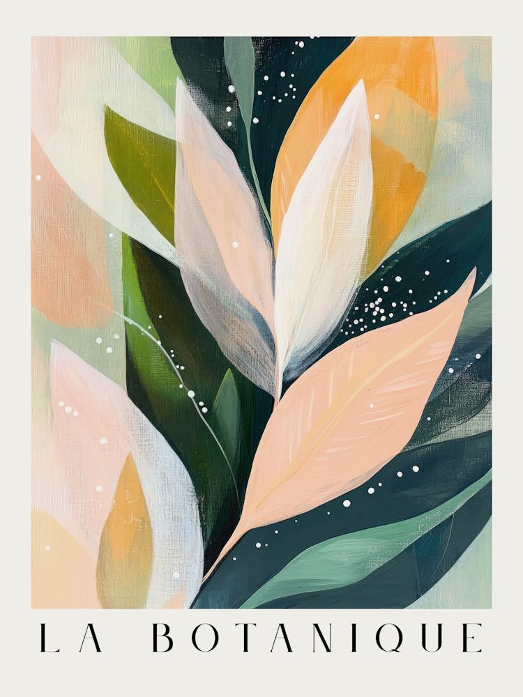 Abstract floral prints in soft pastel tones in a modern botanical aesthetic – gouache painting in the style of Henri Matisse – minimalist nature art perfect for contemporary decor, modern living rooms, elegant bedrooms 3