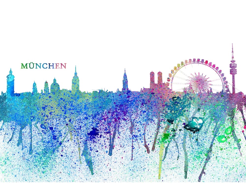 München Allemagne - Horizon en Éclaboussures