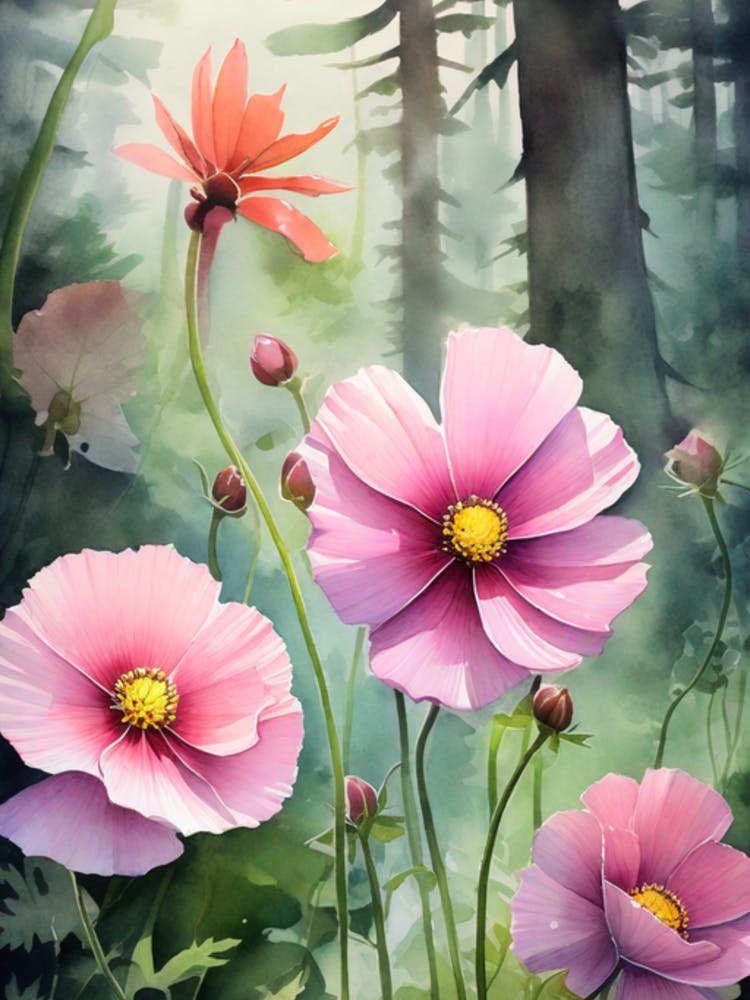 Cosmos In The Forest