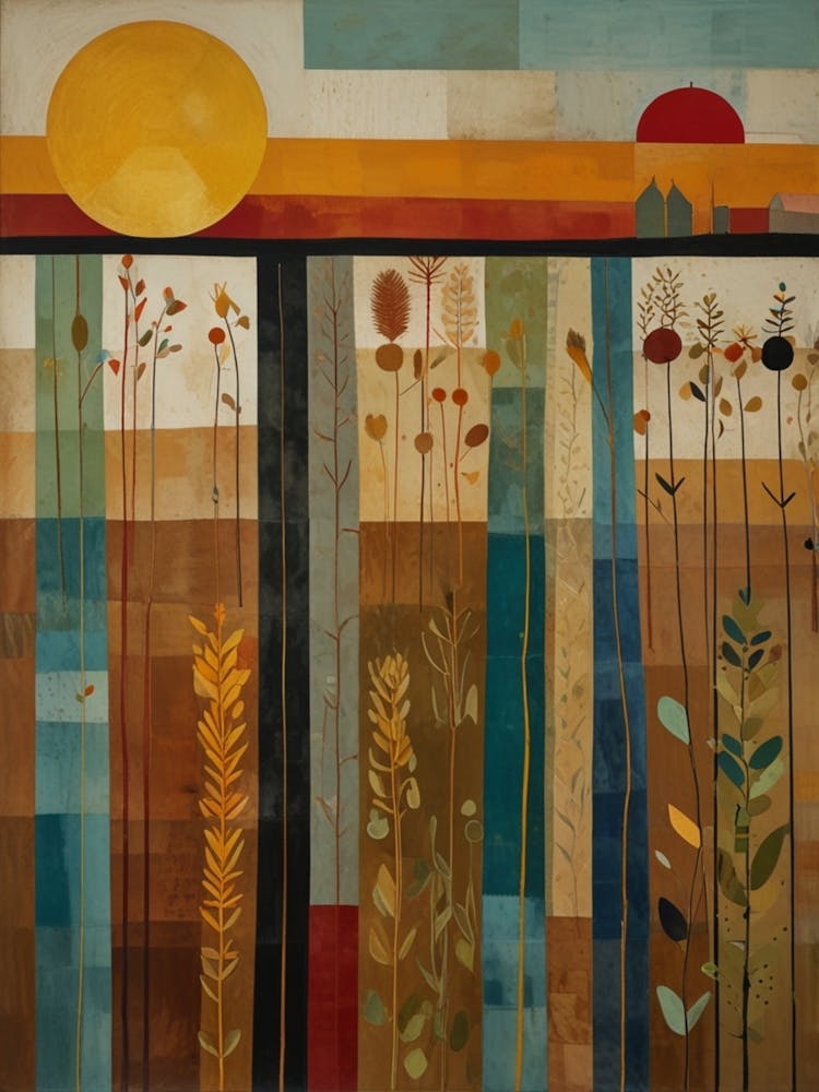Sunset In The Field 1