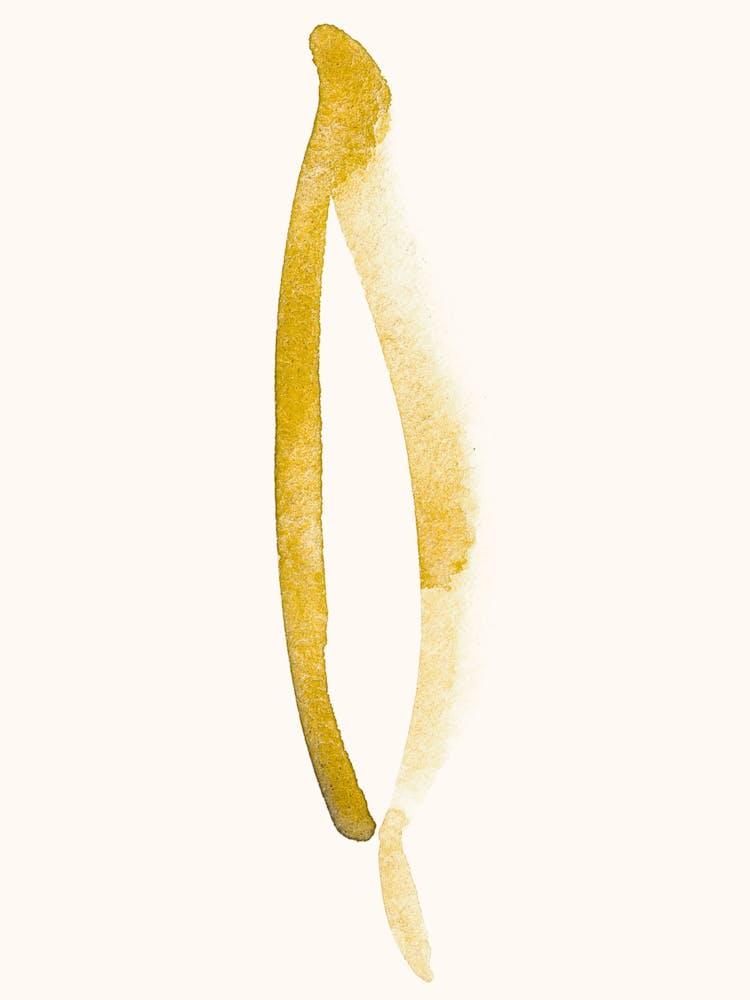 Watercolor Letter E