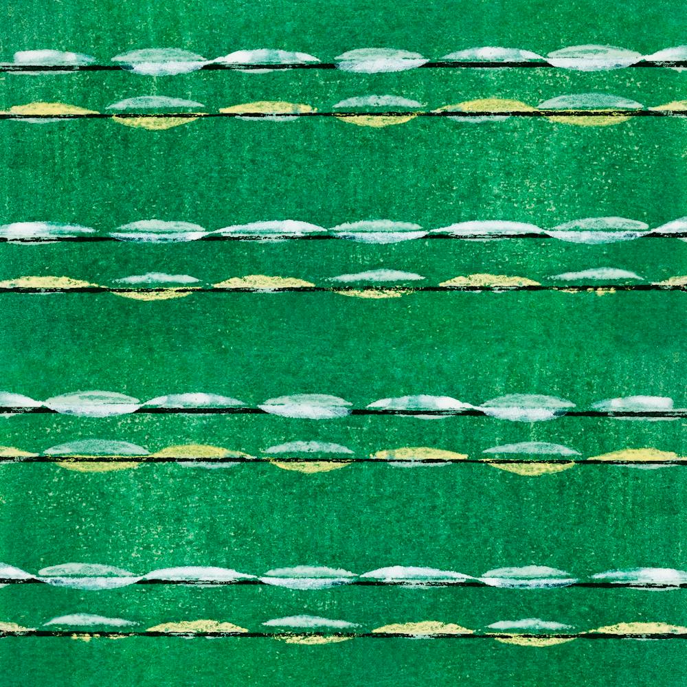 Vintage Ukiyo-e Woodblock Print Of Japanese Textile, Shima Shima, Furuya Korin (47)