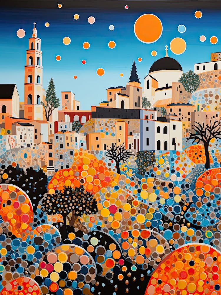 Siracusa, Italy, Illustration In The Style Of Pop Art 3