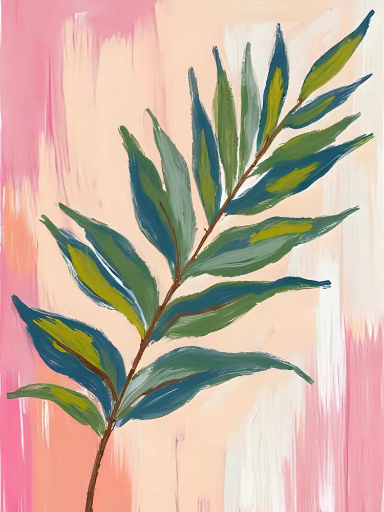 Palm Leaf Canvas Print