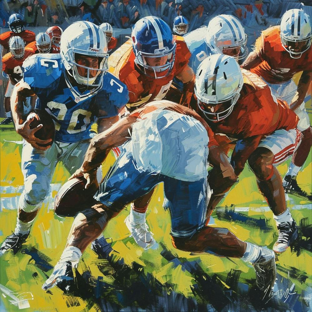 A Football Game Oil Painting Illustration 1718670893 1