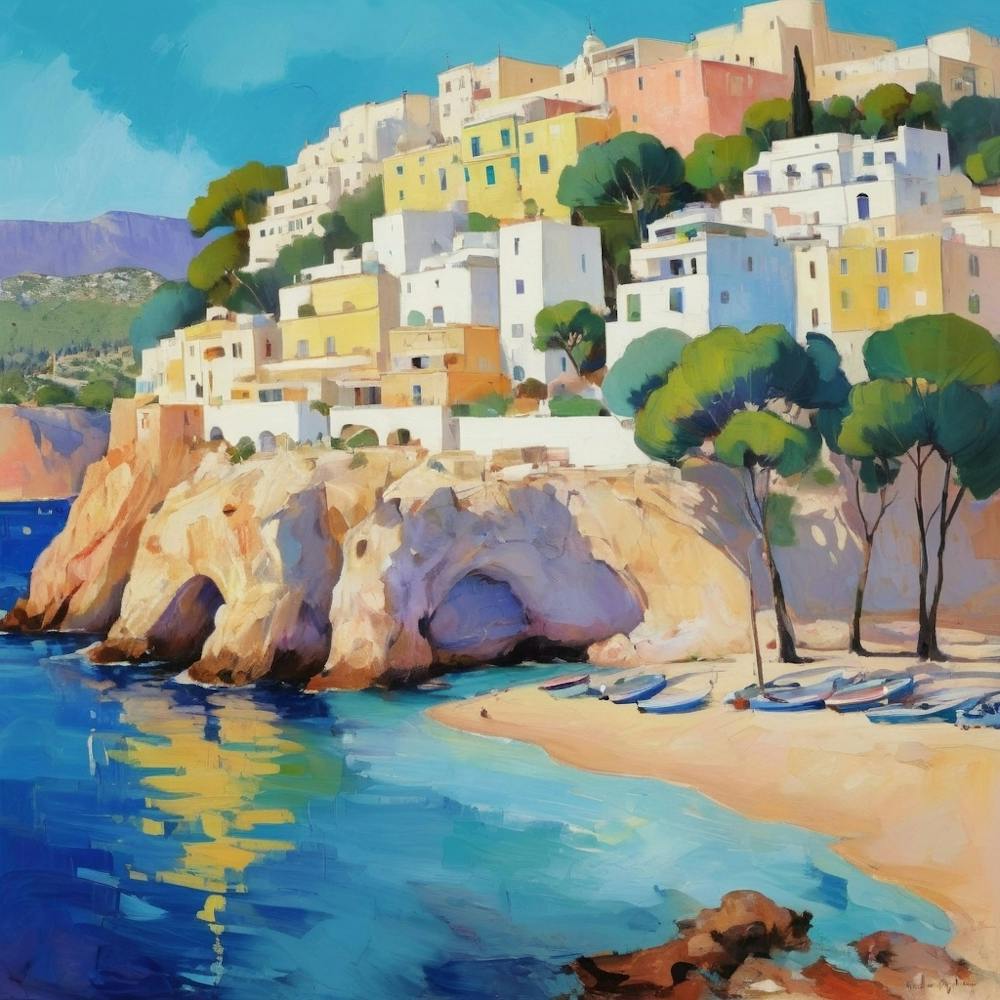 Ibiza Spain 6 Fauvist Painting 0 1