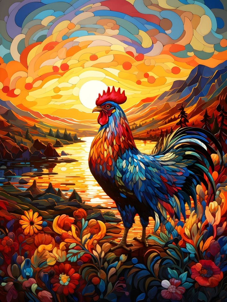 Sunrise Rooster 6