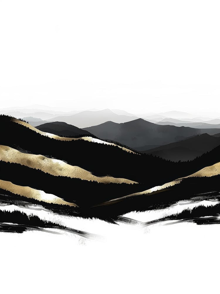 Black And White Mountains 1