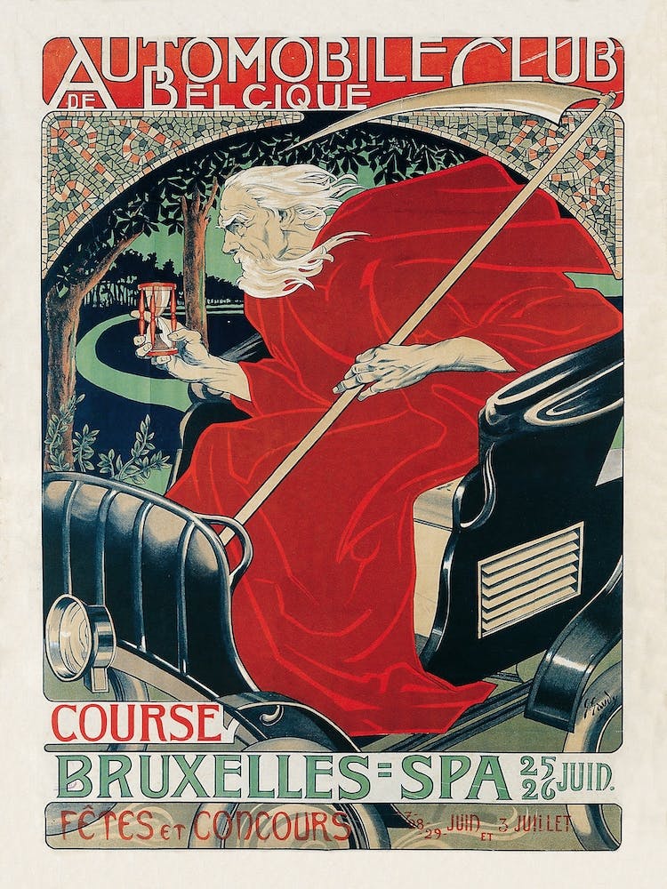 Automobile Club Belgique, Course Bruxelles – Spa (1898)