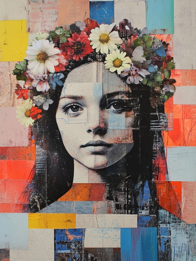 Girl With A Flower Crown