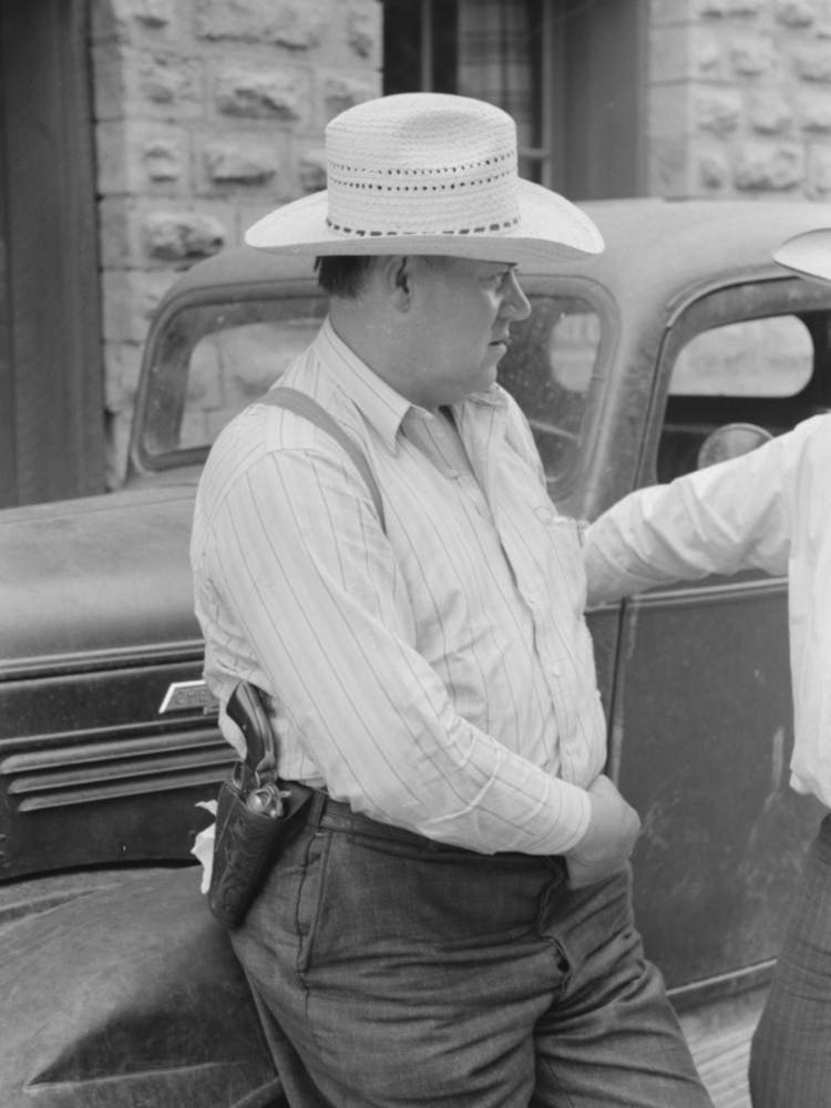Deputy Sheriff, Mogollon, New Mexico By Russell Lee