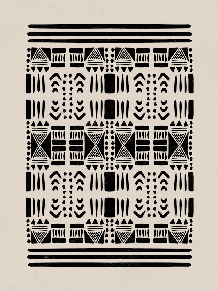 Mud Cloth Folk No 1244