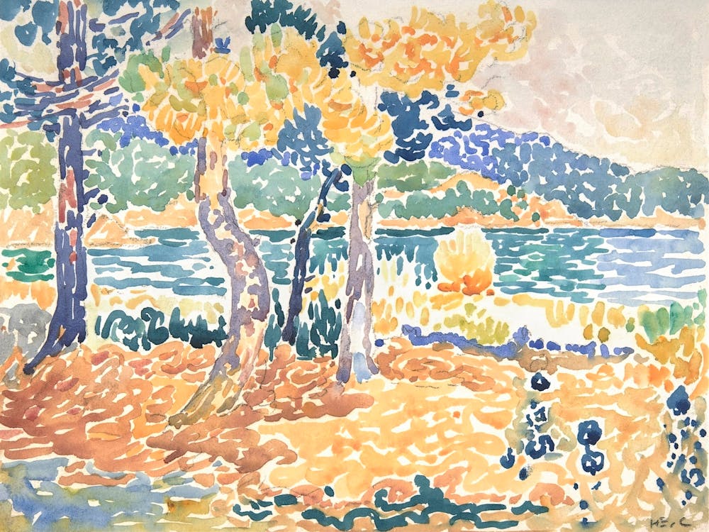 Pines On The Coastline (1856–1910), Henri Edmond Cross
