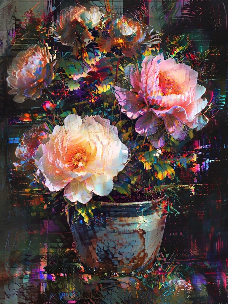 Roses In A Pot 1