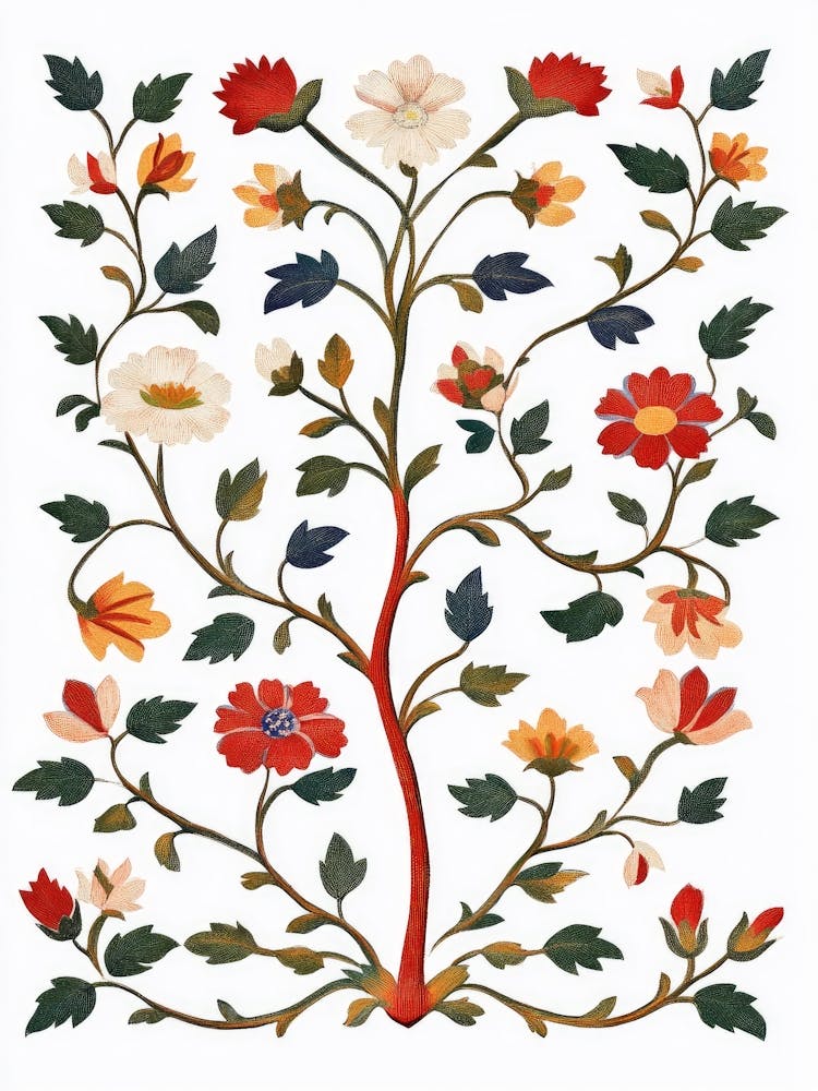 Traditional Indian Folk Art-Tree Of Life 2