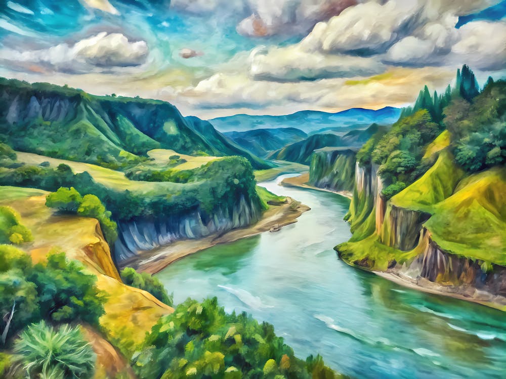 Van Gogh Whanganui National Park Neuseeland