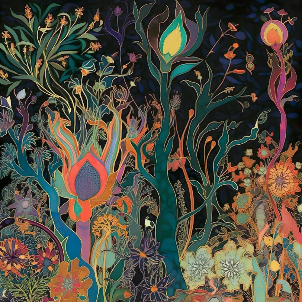 Trees Forest Mystical Forest Nature Junk Journal Landscape