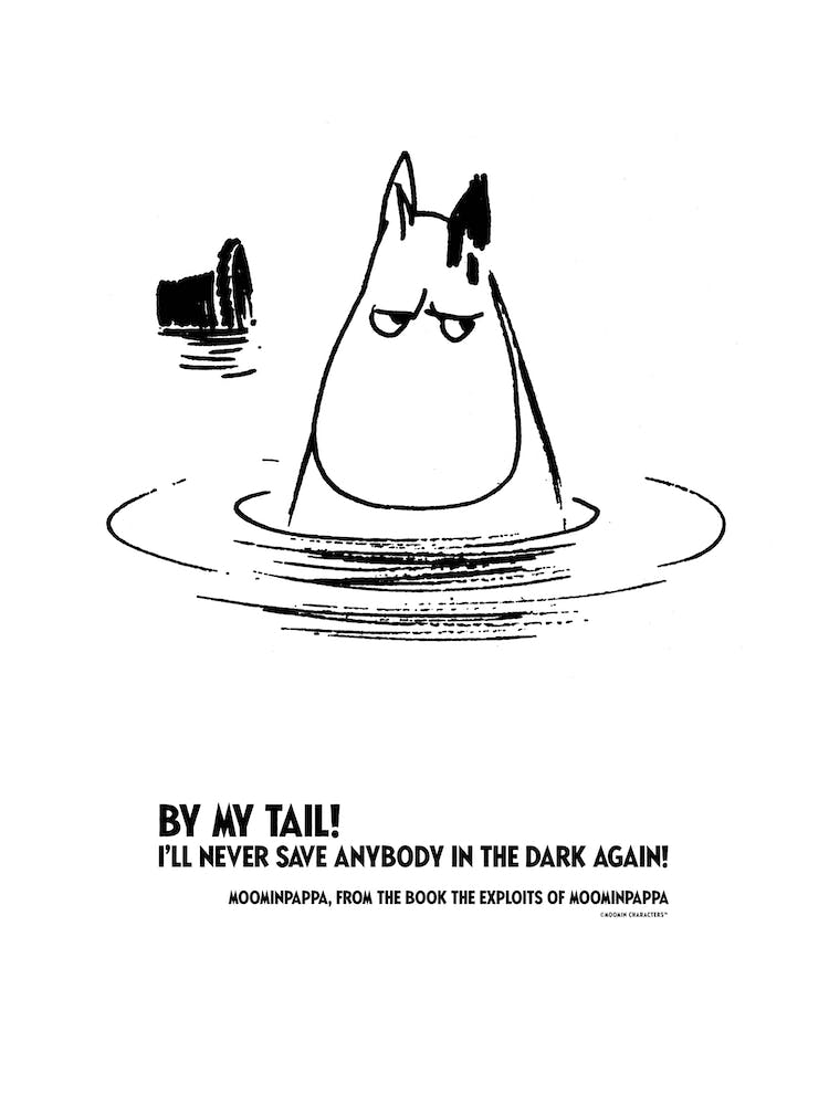 Die Moomin Zeichnungssammlung Moominpappa