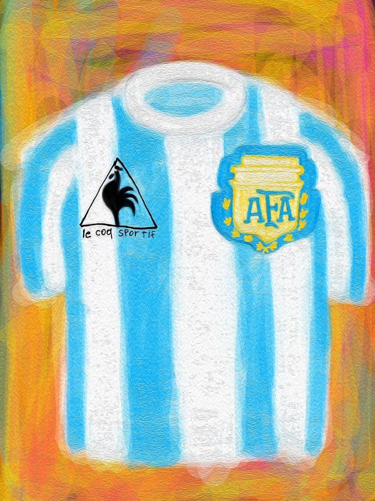 Argentina Soccer Shirt 1986