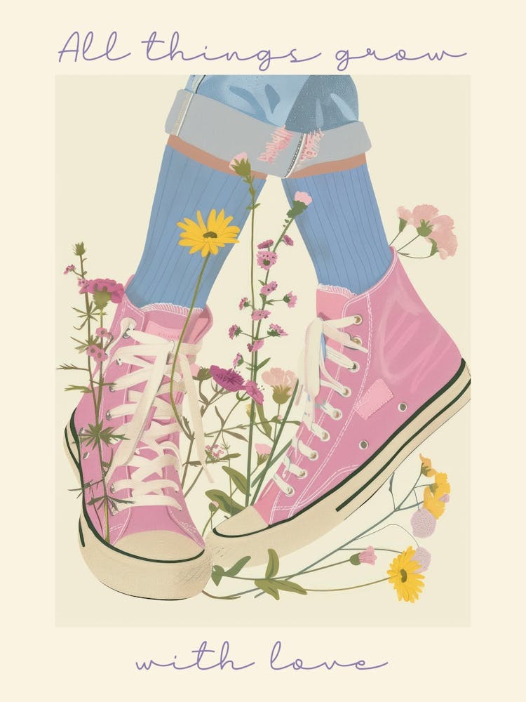 All Things Grow With Love Spring Flowers And Sneakers 4