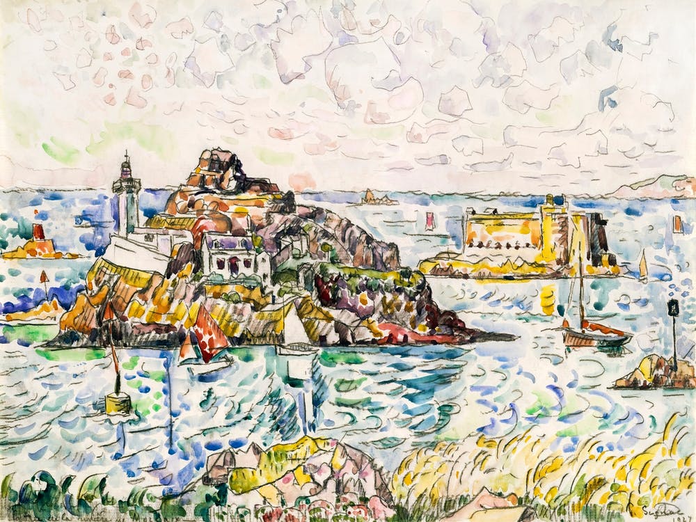 Morlaix, Entrance Of The River (1927), Paul Signac
