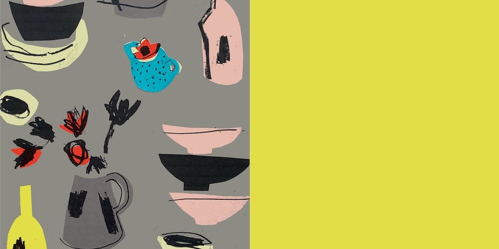 Spotty Jug And Red Anemone 