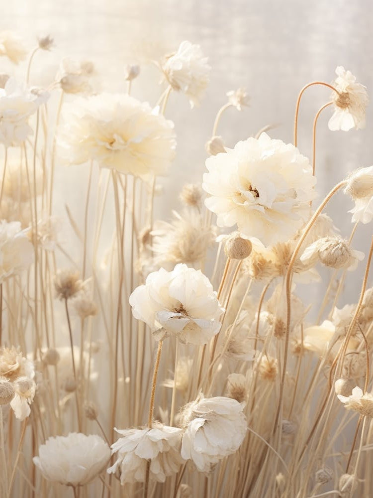 Boho Dried Flowers Scabiosa 4