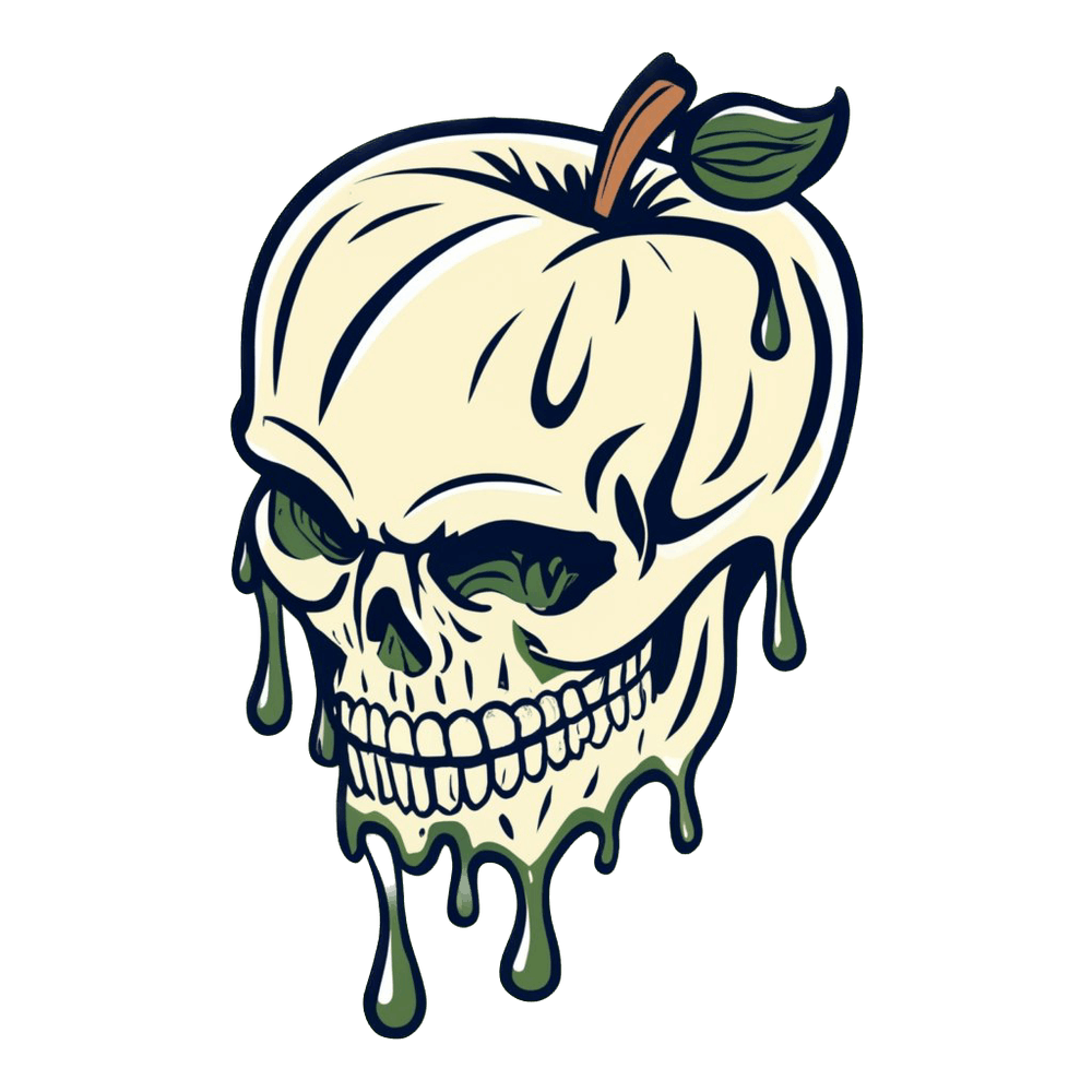 Skull With Apple