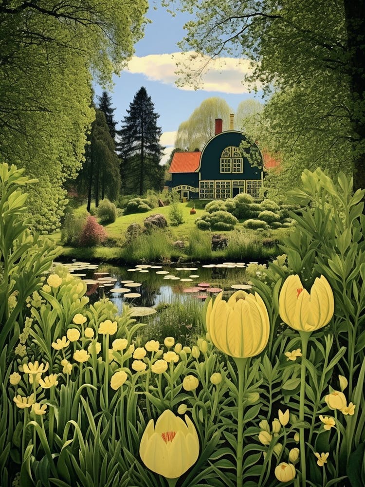 Fredriksdal Museum And Gardens Sweden Henri Rousseau Style 3
