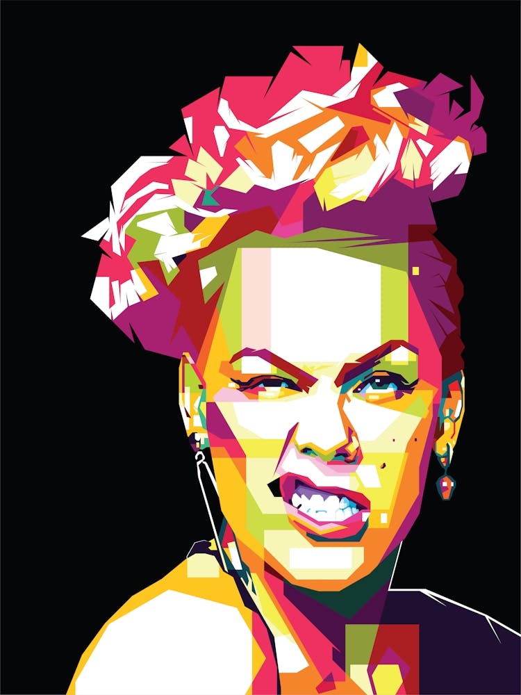 Alecia Beth Moore Pop Art