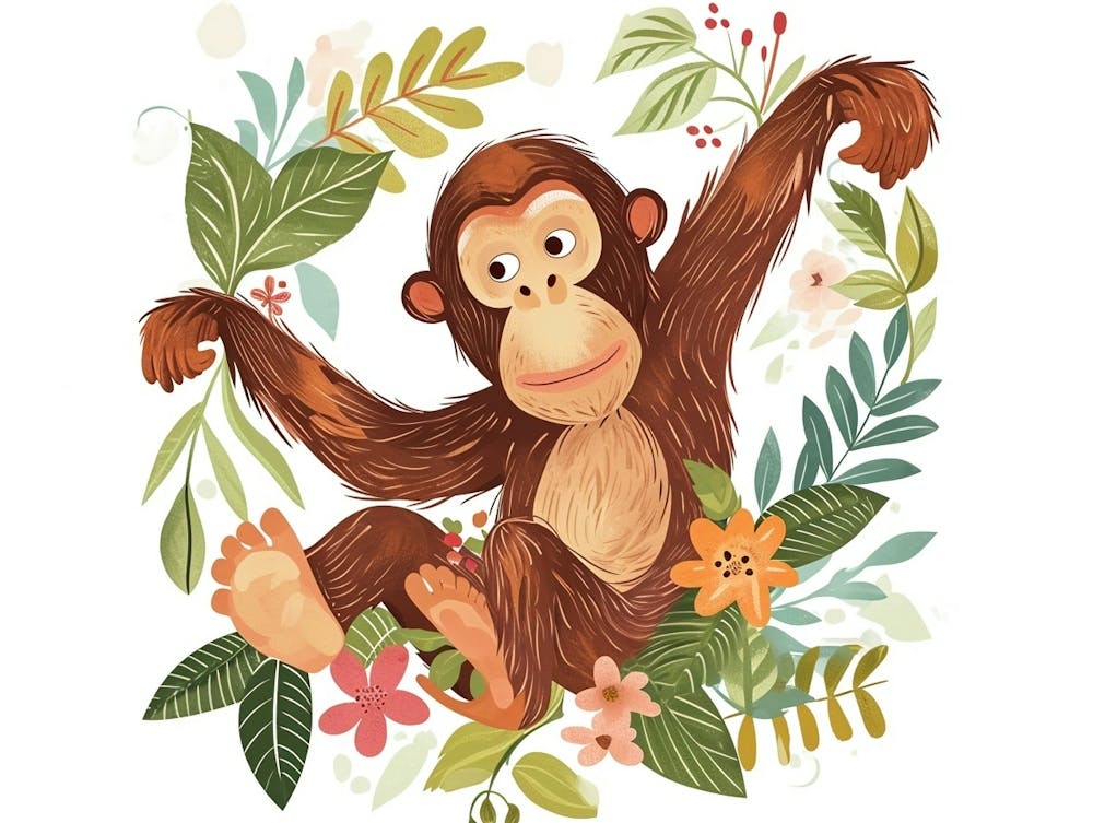 Little Floral Orangutan 3