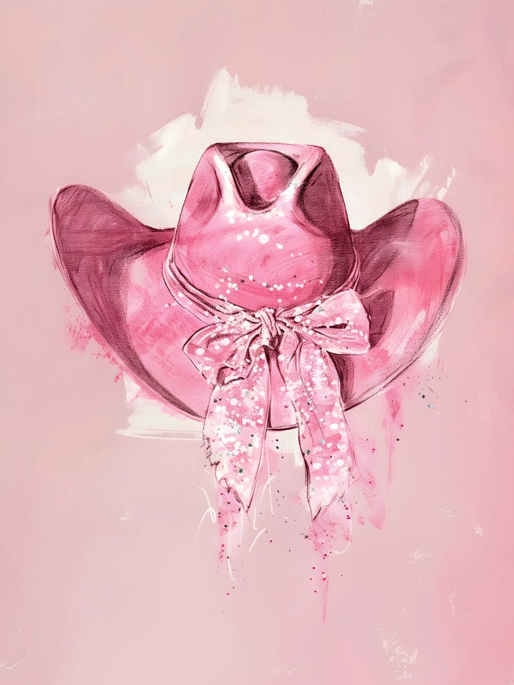 Pink Cowboy Hat 2
