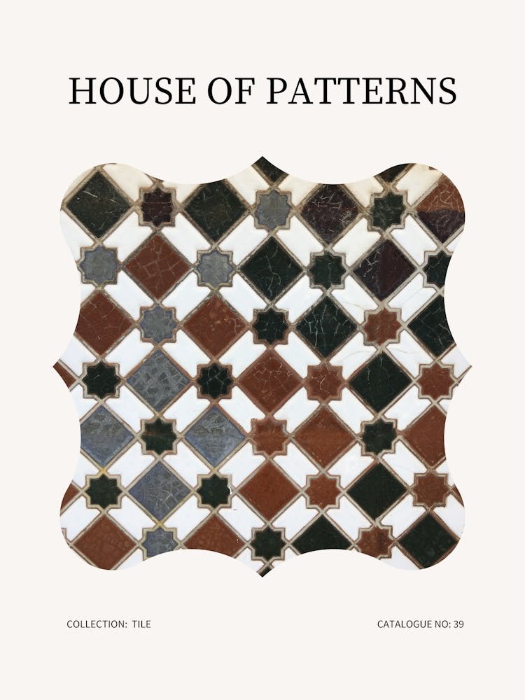 Tile Pattern Poster 40