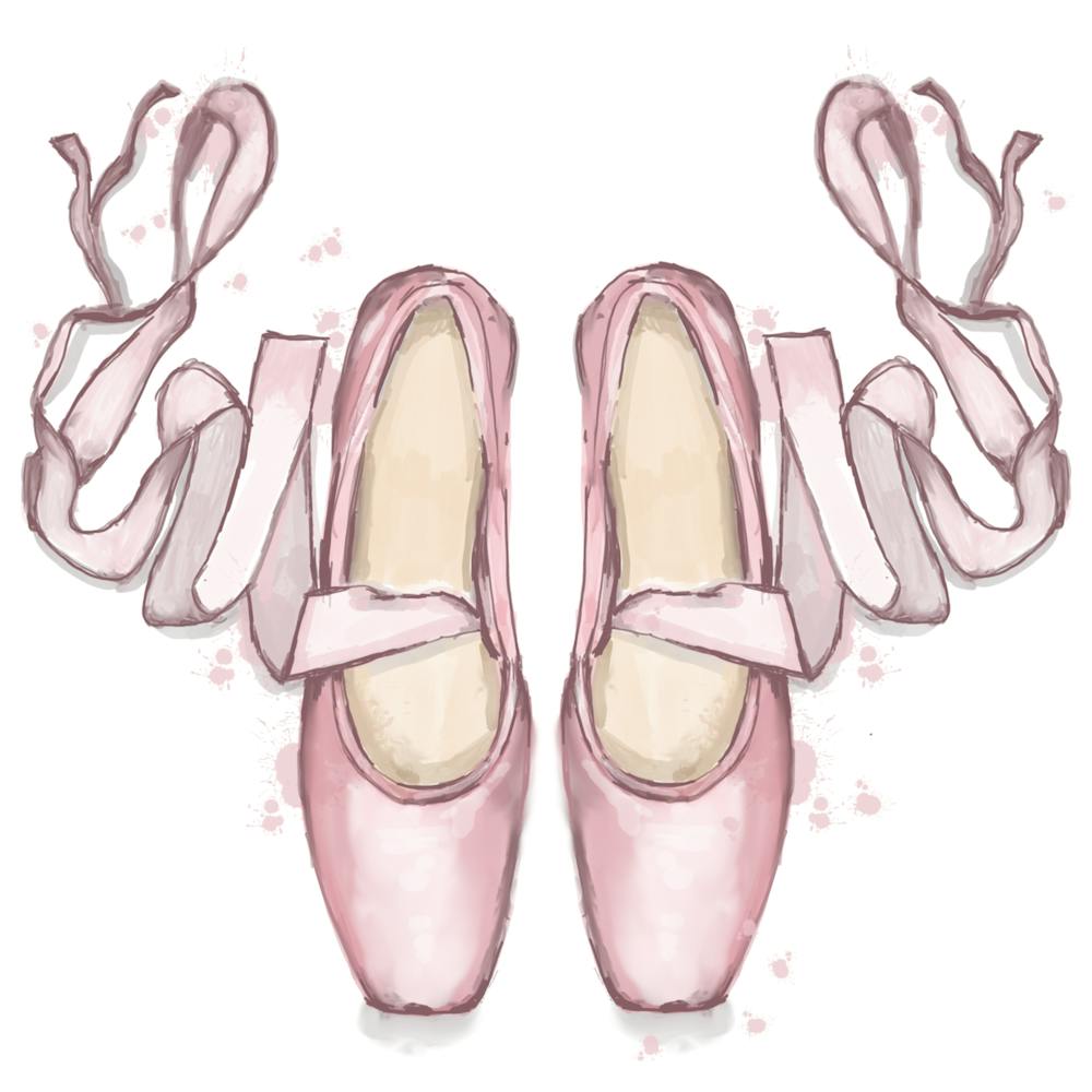 Pretty in Pink Ballerina Slippers