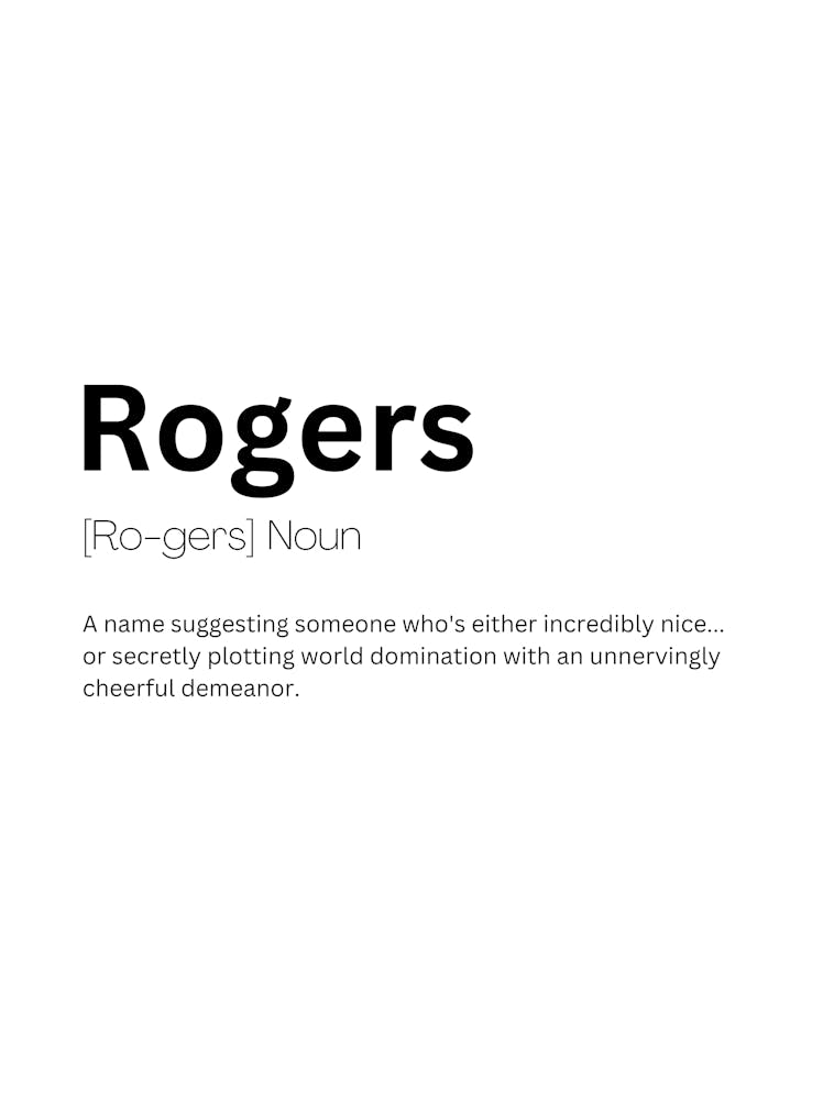 Rogers Definition Meaning