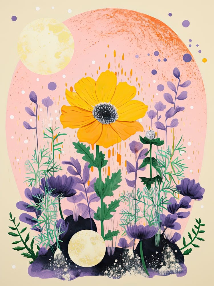 Abstract Landscape Risograph Style 37