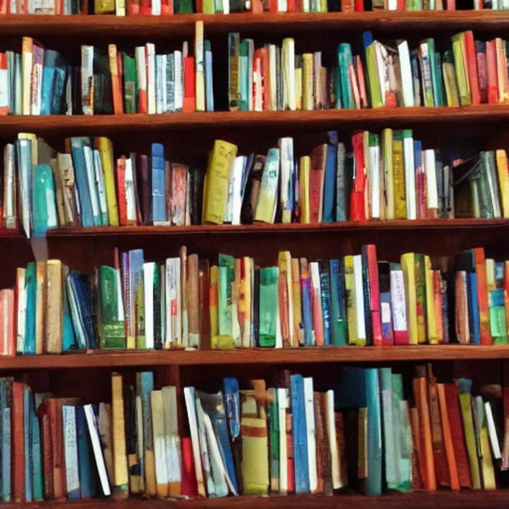 Colorful Bookshelf