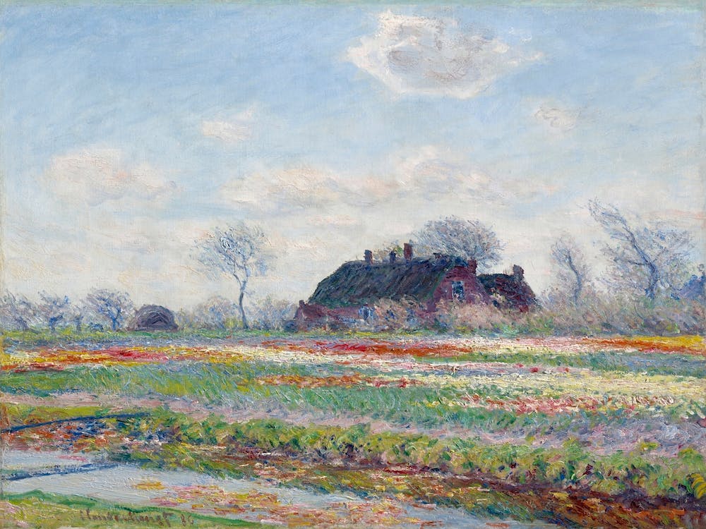 Tulip Fields At Sassenheim (1886), 1, Claude Monet