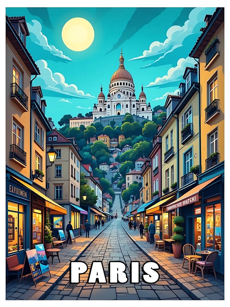 Paris Vintage Reiseposter 26