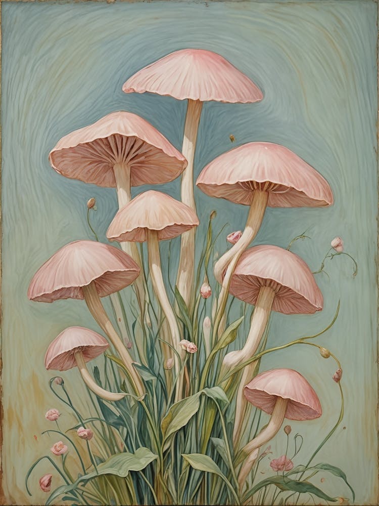 Pink Mushrooms