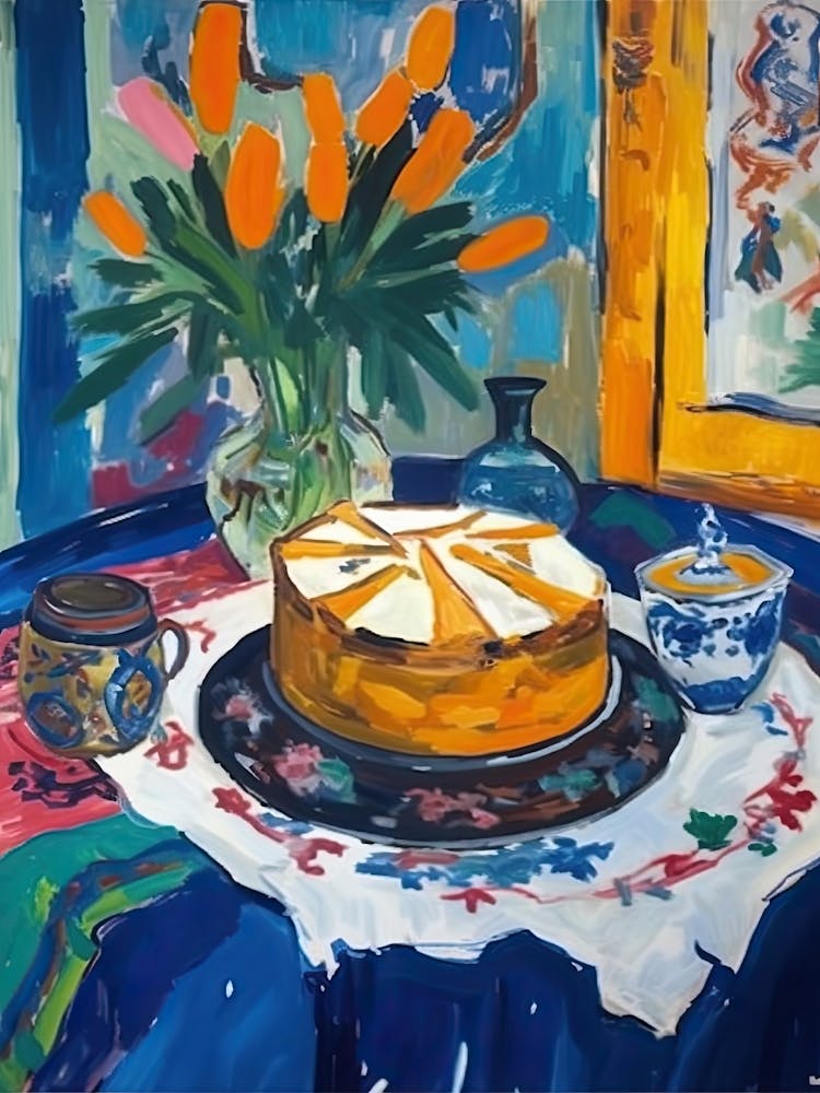 Peinture de Gâteau aux Carottes 2